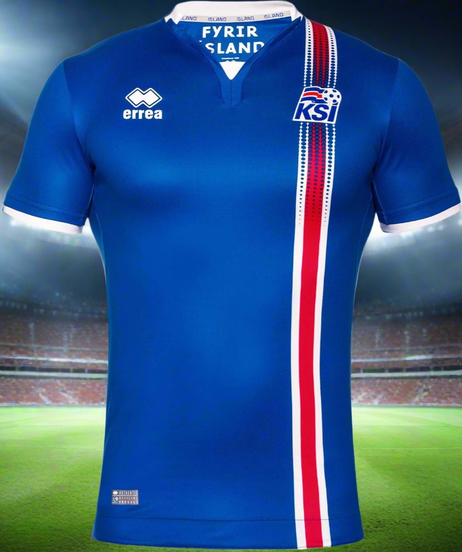 Iceland 16-18 Home Retro Shirt