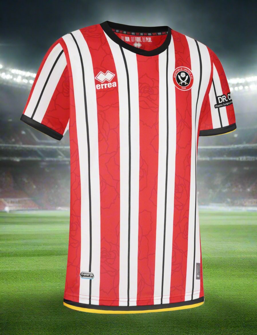 Sheffield United 24-25 Home Shirt side