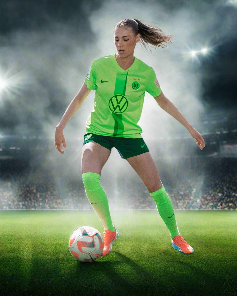 VfL Wolfsburg 24-25 Home Shirt model