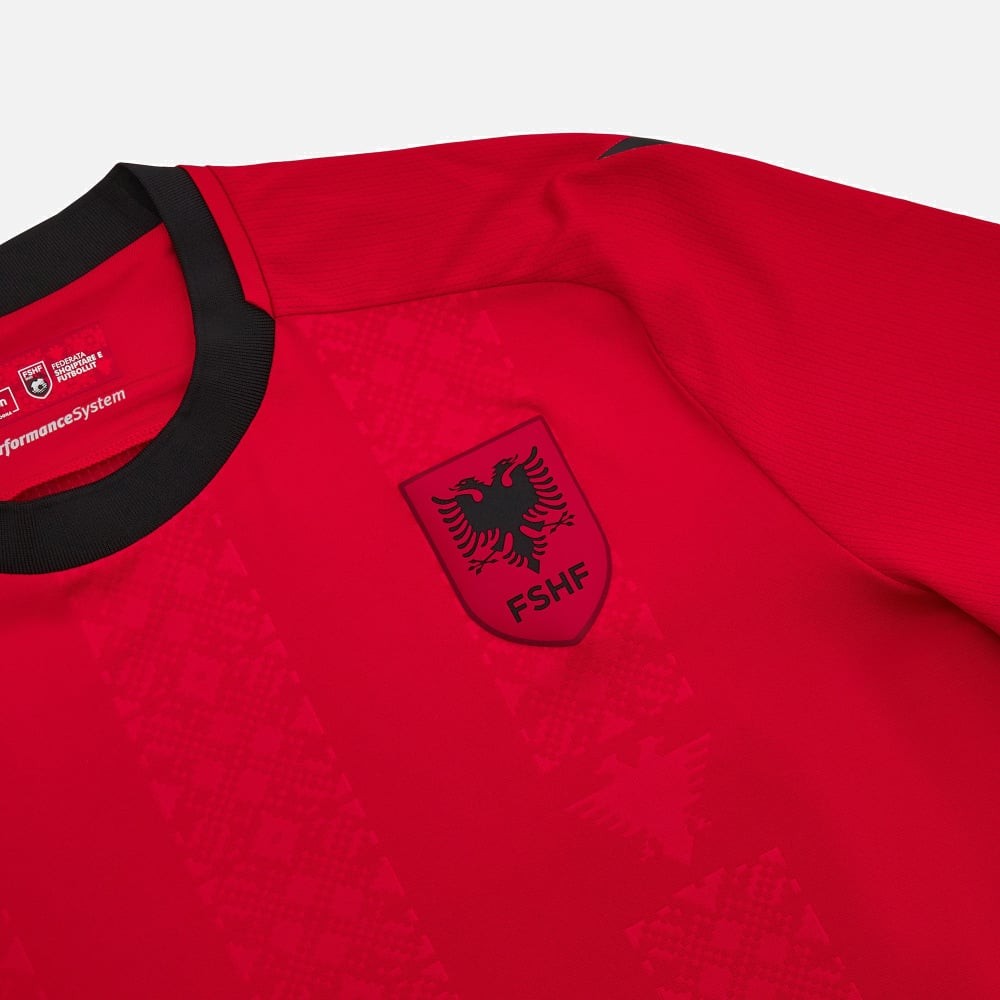 Albania 24-25 Home Shirt crest