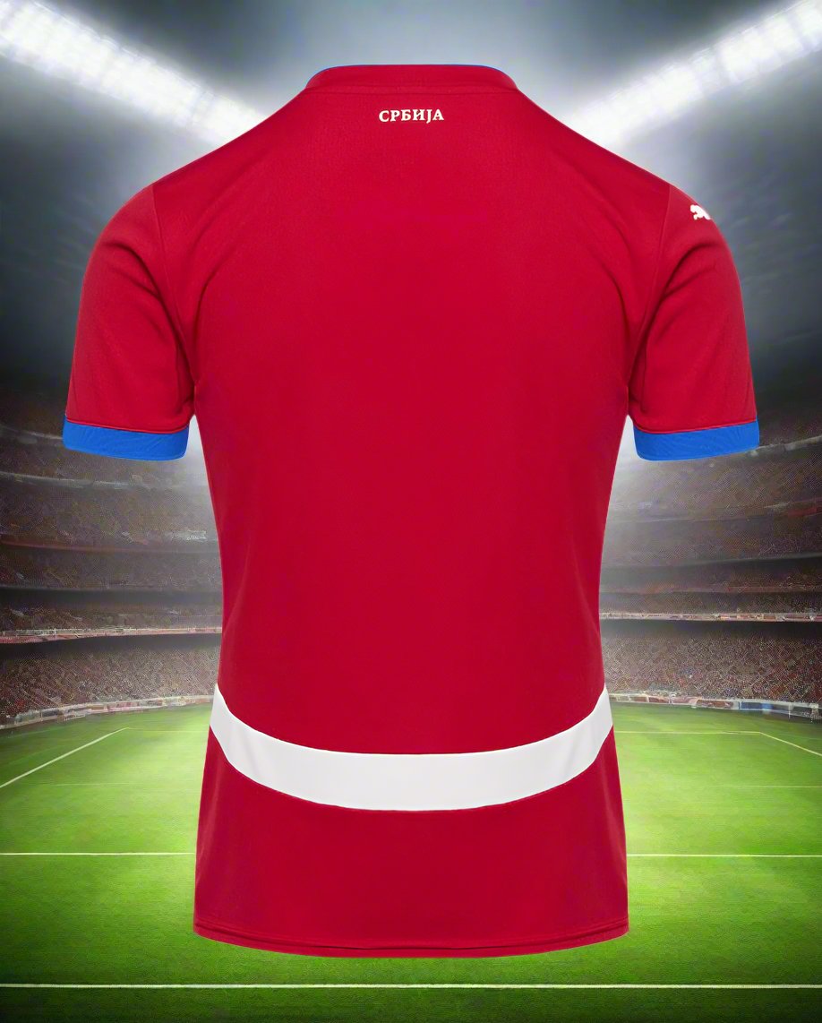 Serbia 24-25 Home Shirt rear