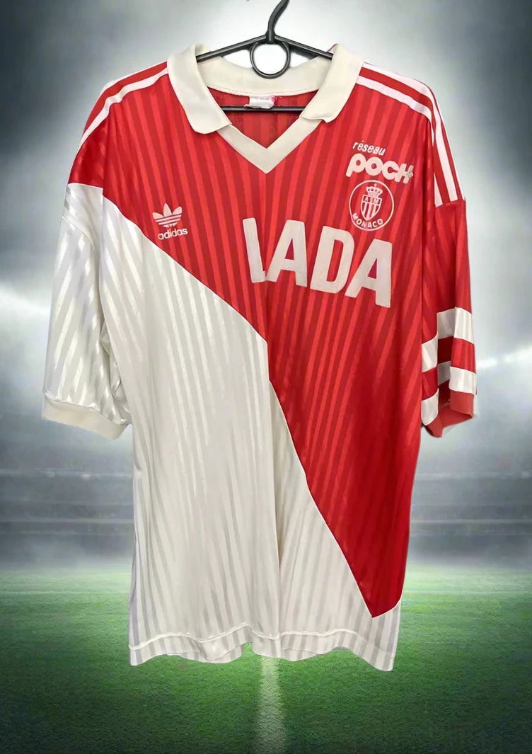 Monaco 90-91 Home Retro Shirt