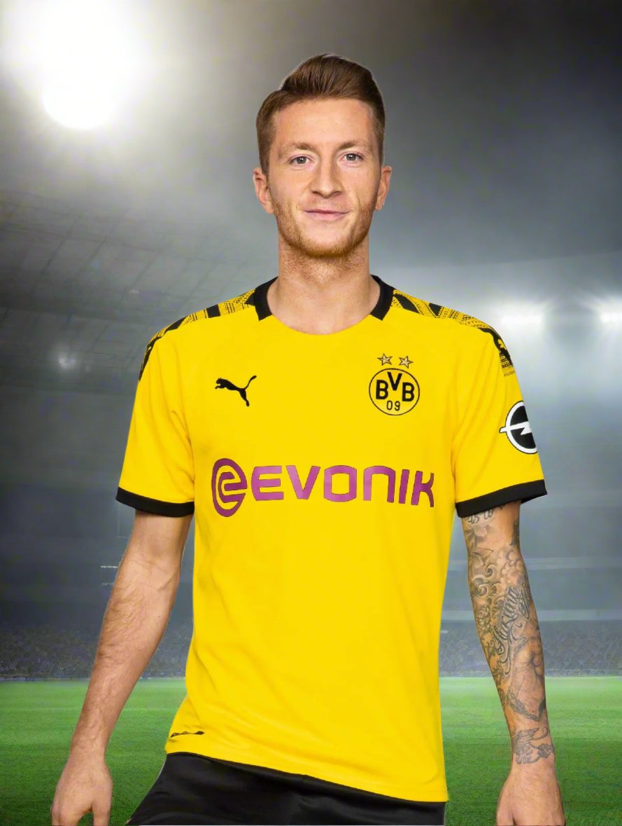 Borussia Dortmund 19-20 Home Retro Shirt model