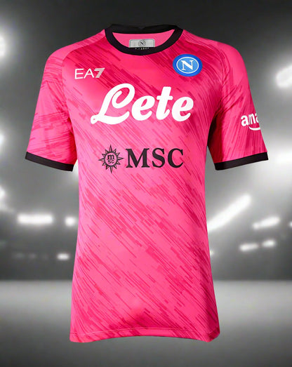 SSC Napoli 22-23 Goalkeeper Pink Shirt 