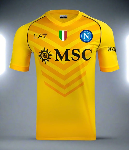 SSC Napoli 23-24 Goalkeeper Yellow Shirt