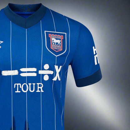 Ipswich Town 24-25 Home Shirt sleeve